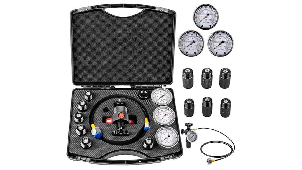 hydraulic nitrogen charging kit