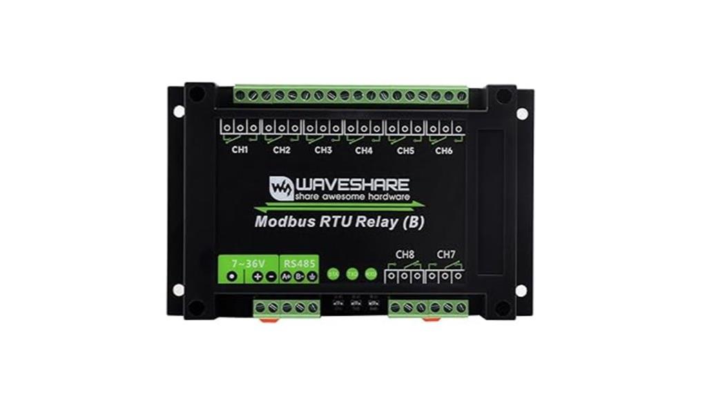 industrial modbus relay module
