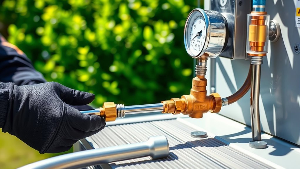 inspect maintain check refrigerant