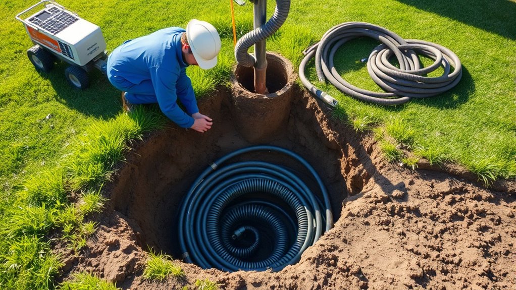 installing geothermal heat pumps