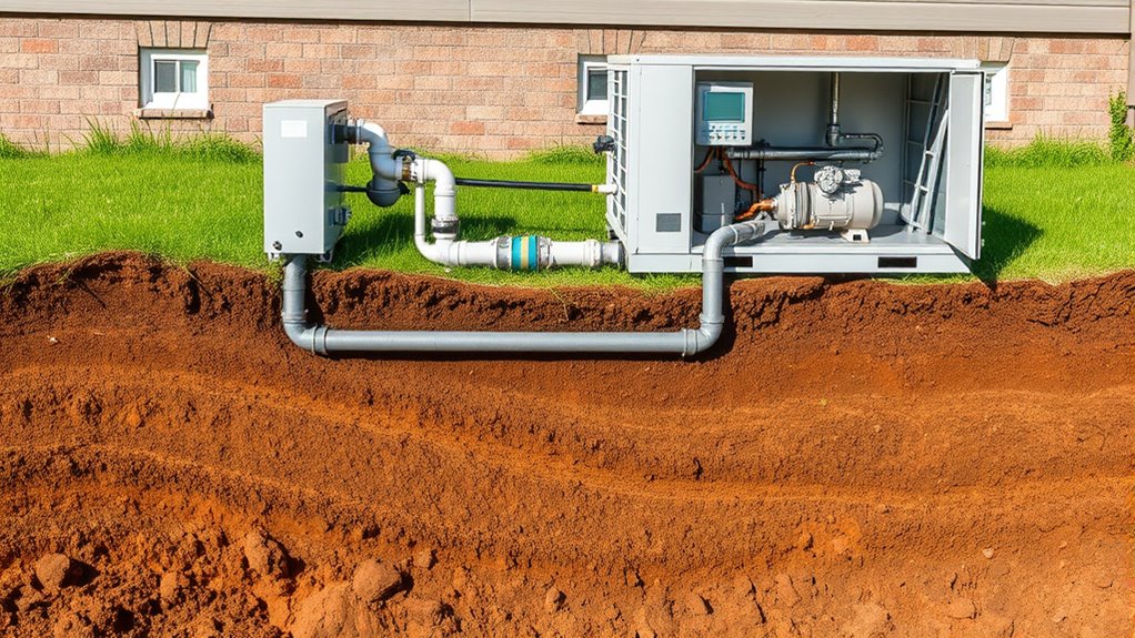 key geothermal heat pump components