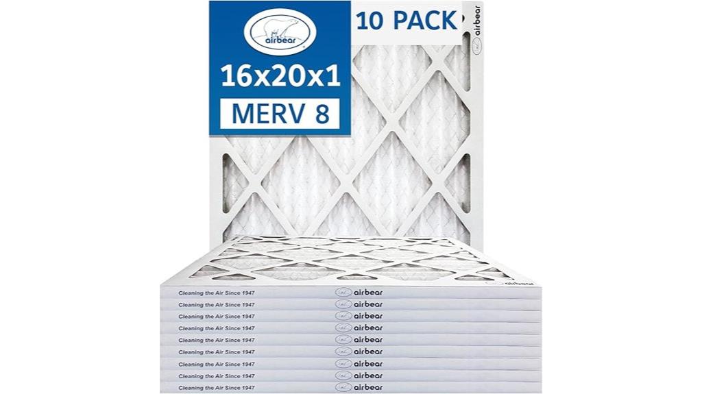 large merv 8 air filters