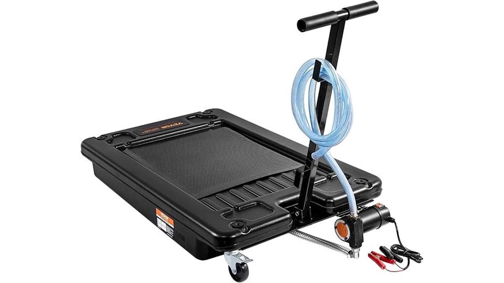 large plastic oil drain pan
