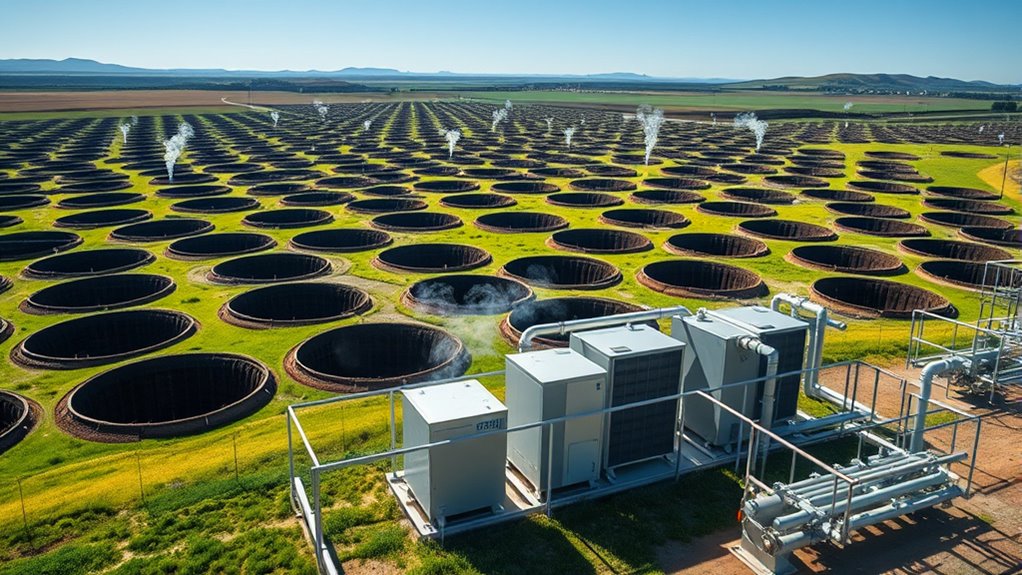 large scale geothermal heating