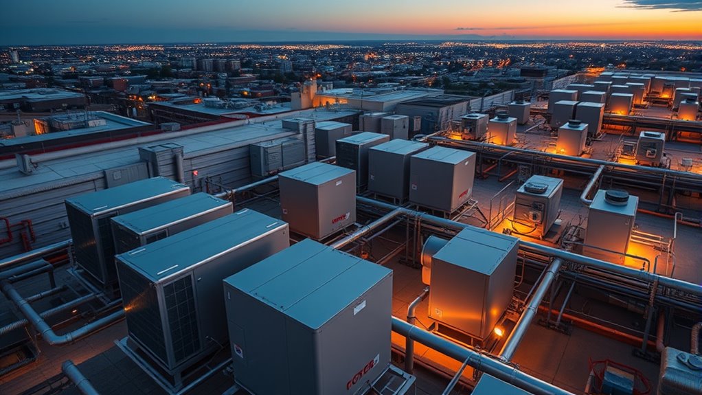 large scale heat pump integration