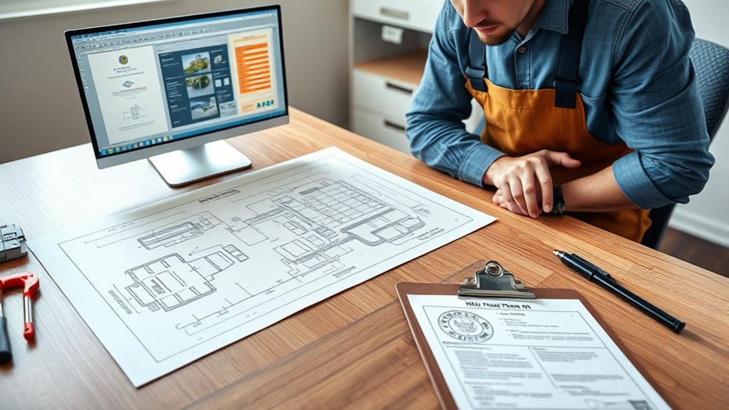 licensed contractors handle permits