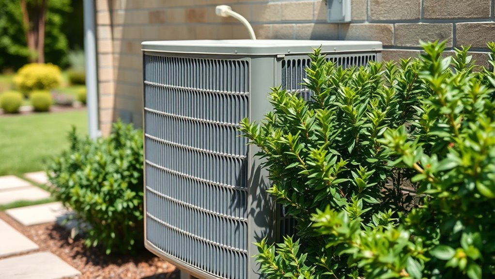 maintain outdoor unit clearance