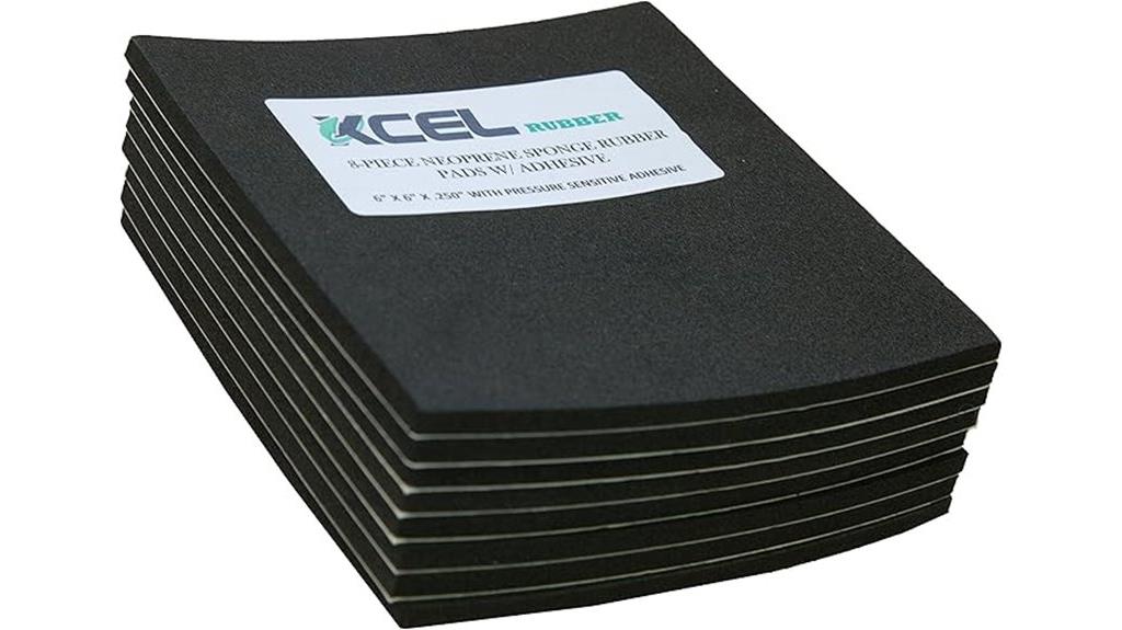 neoprene vibration pads set