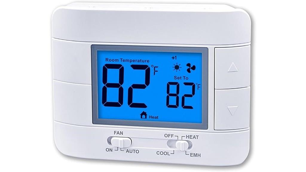 non programmable heat pump thermostat