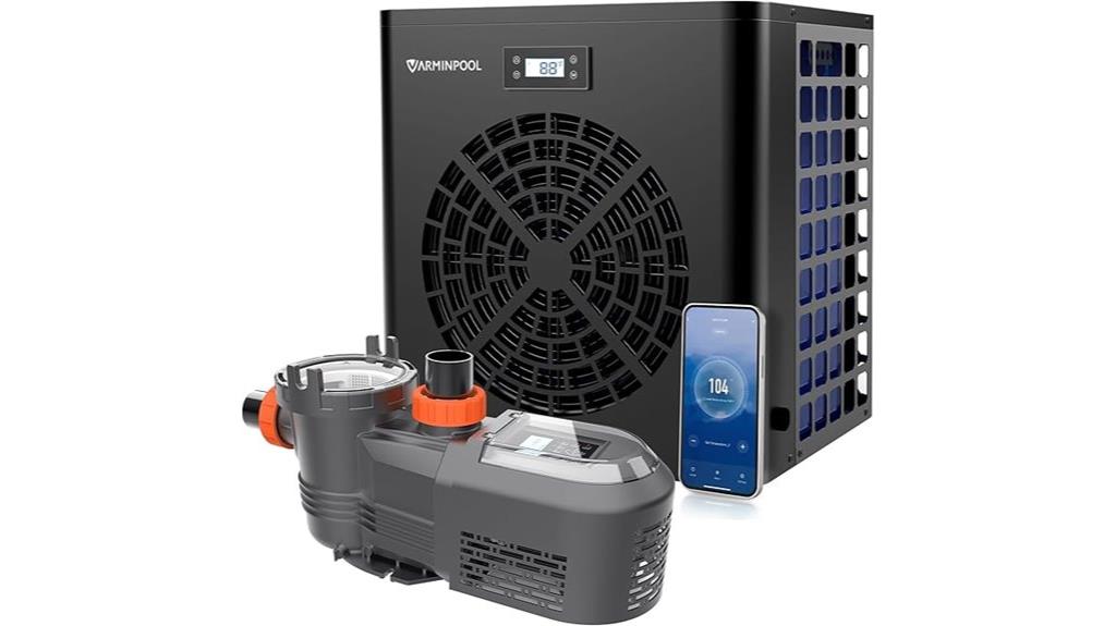 pool heating and pump
