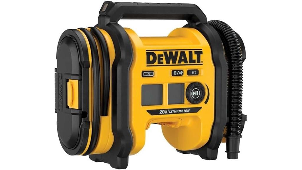 portable 20v tire inflator