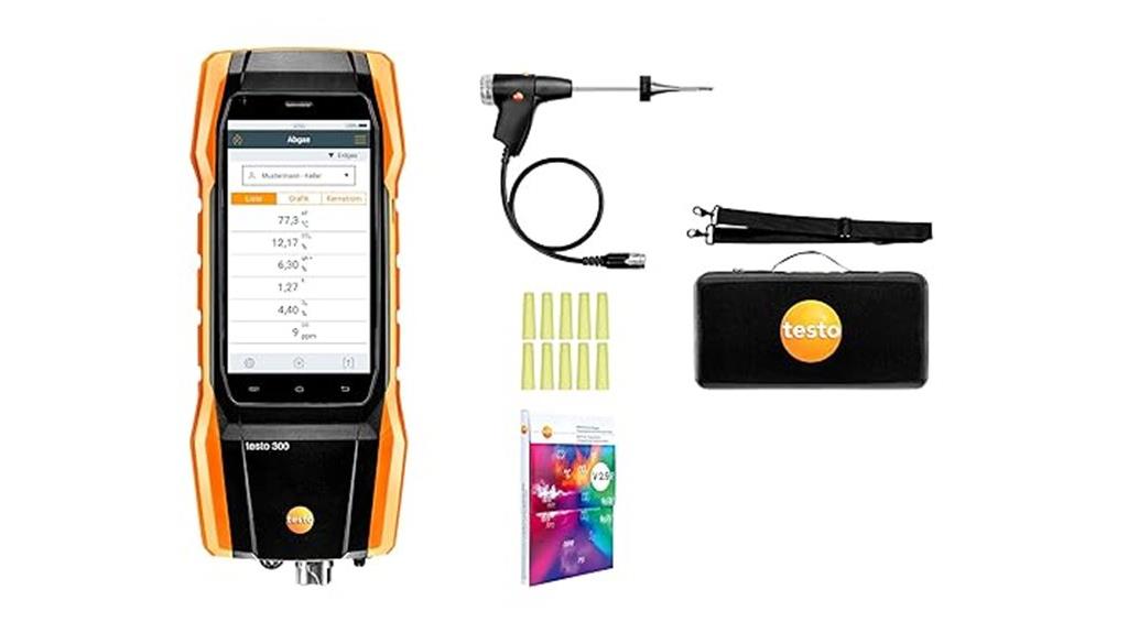 portable combustion testing kit