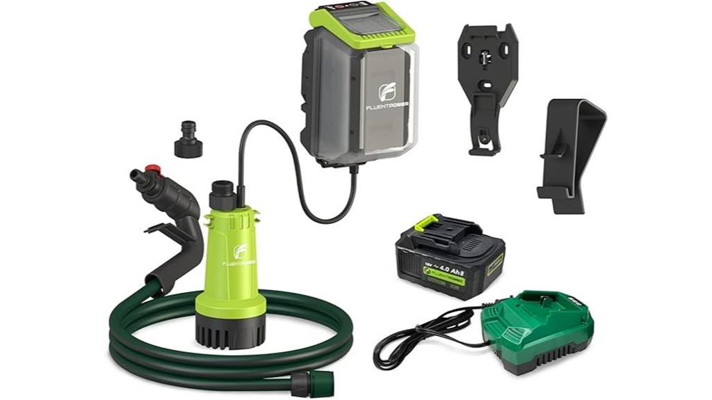 portable cordless water pump