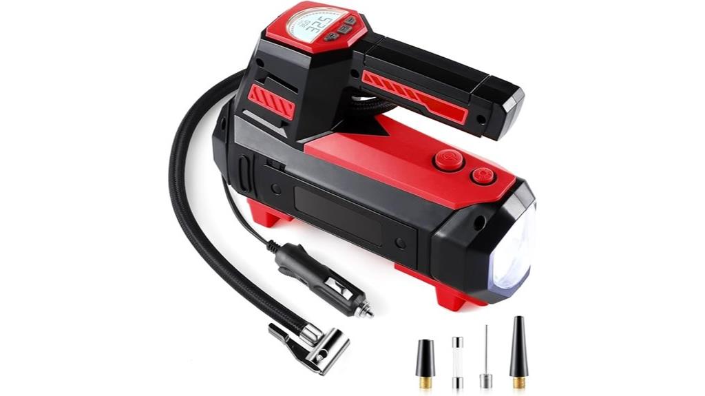 portable digital tire inflator