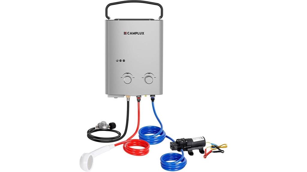 portable propane water heater