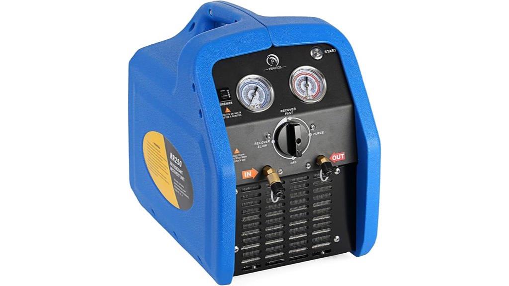 portable refrigerant recovery machine