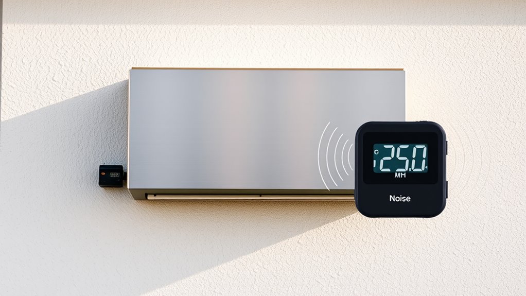 quiet cooling heat pump operation