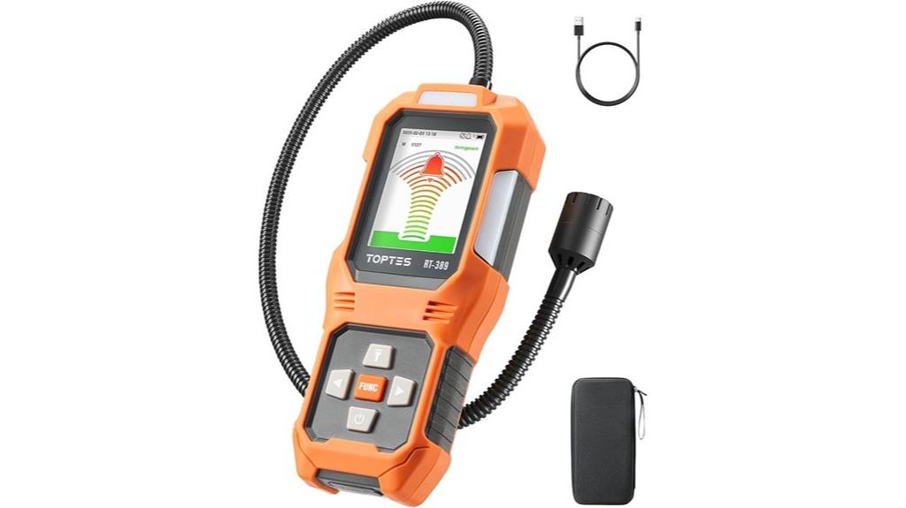 rechargeable refrigerant leak detector