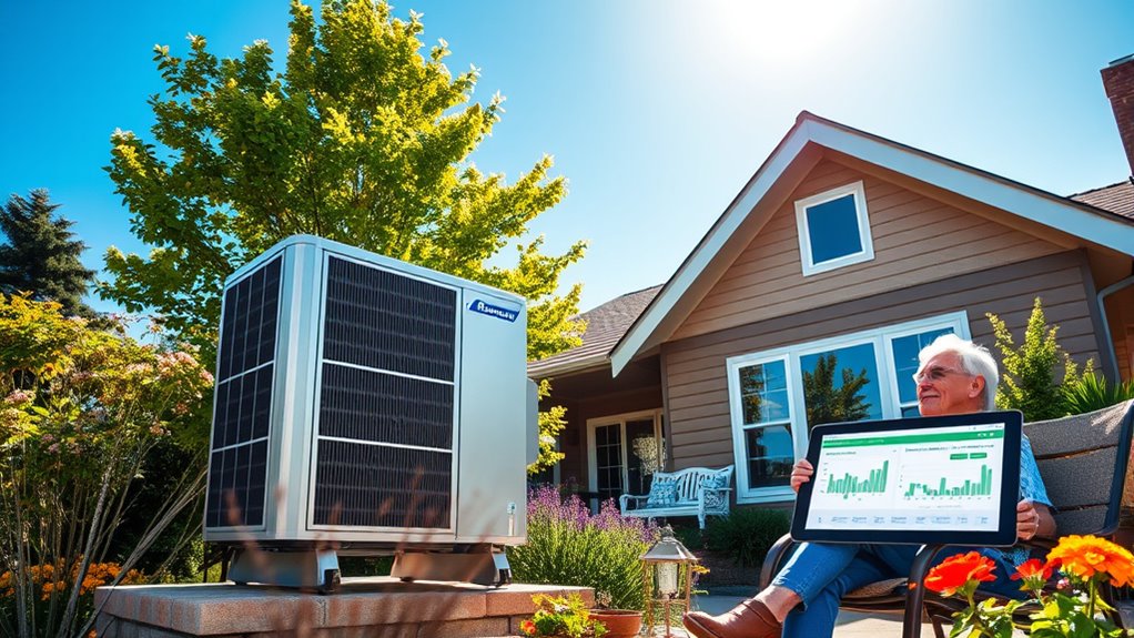 reduce emissions with heat pumps
