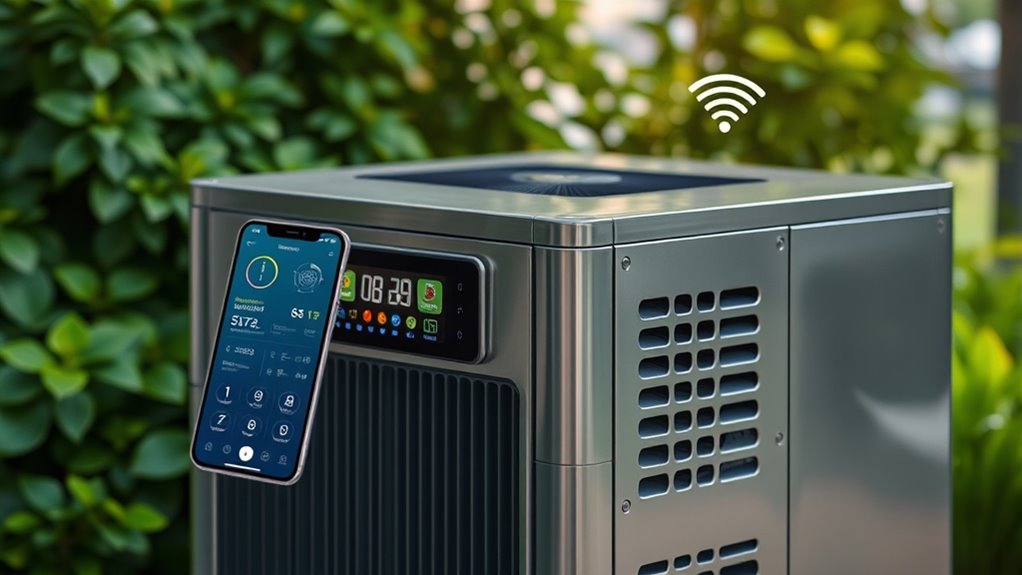 smart connected heat pump features