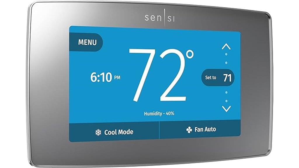 smart touch thermostat emerson