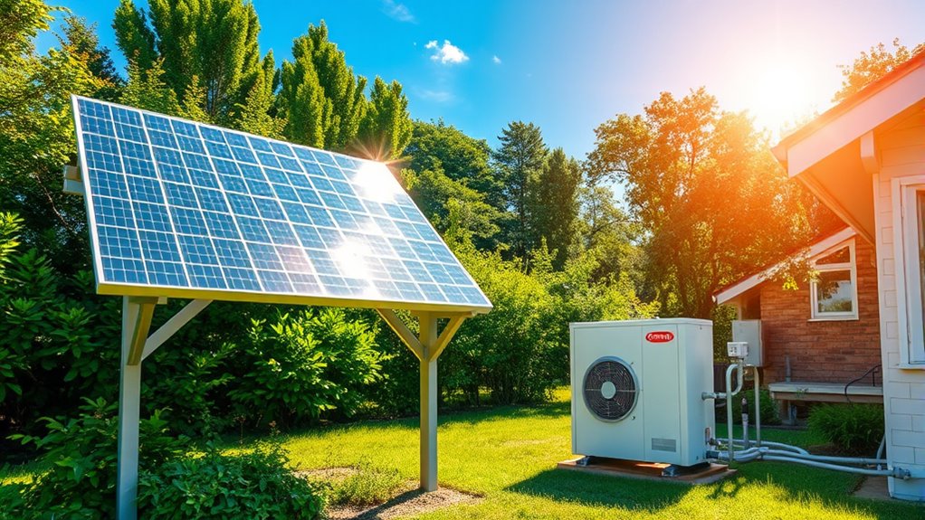 solar powered heat pump benefits