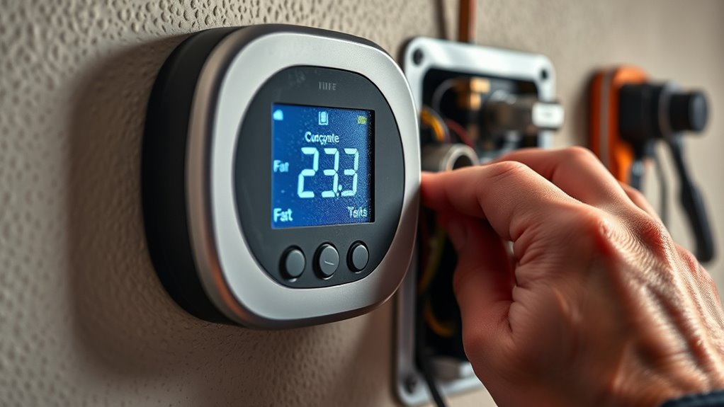 thermostat calibration and control