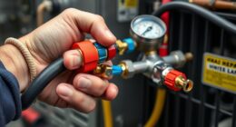 top refrigerant charging hoses
