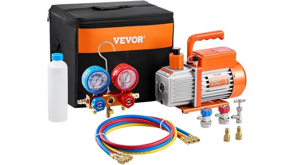 vacuum pump with gauge