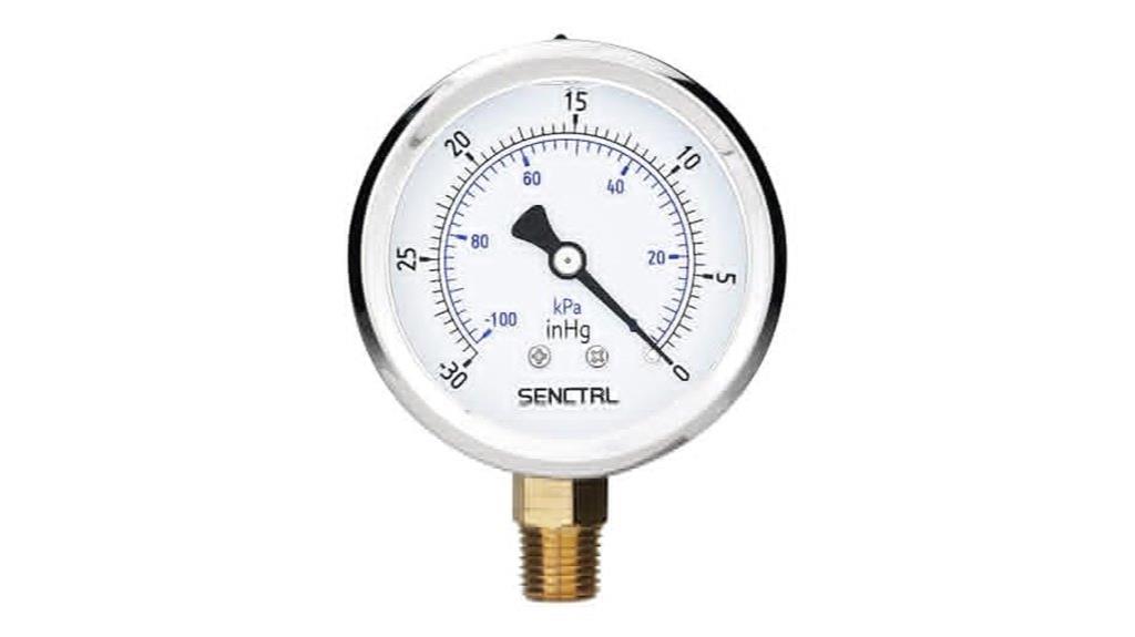 vacuum silicone oil gauge