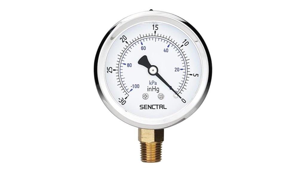 vacuum silicone oil gauge