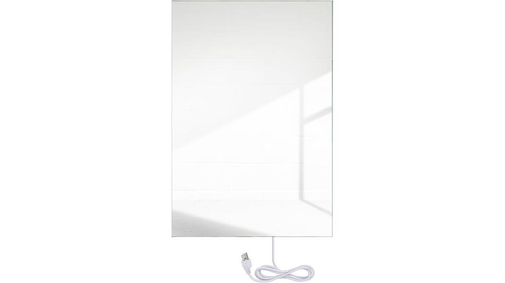 warm heated glass panel