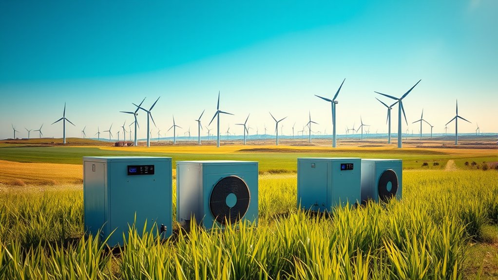wind powered heat pump synergy