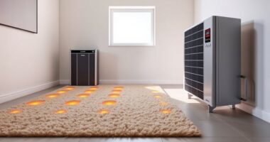 air to water radiant heating