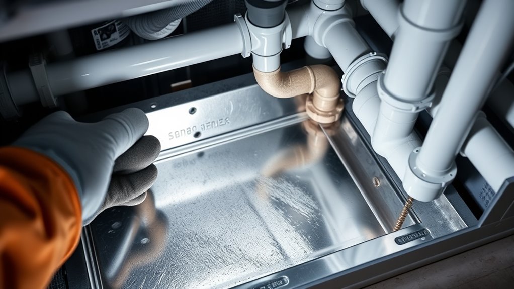 check drain pan regularly