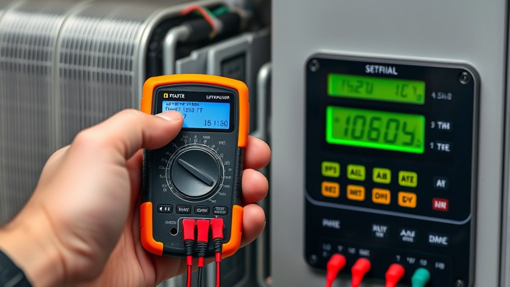 check wiring and calibrate