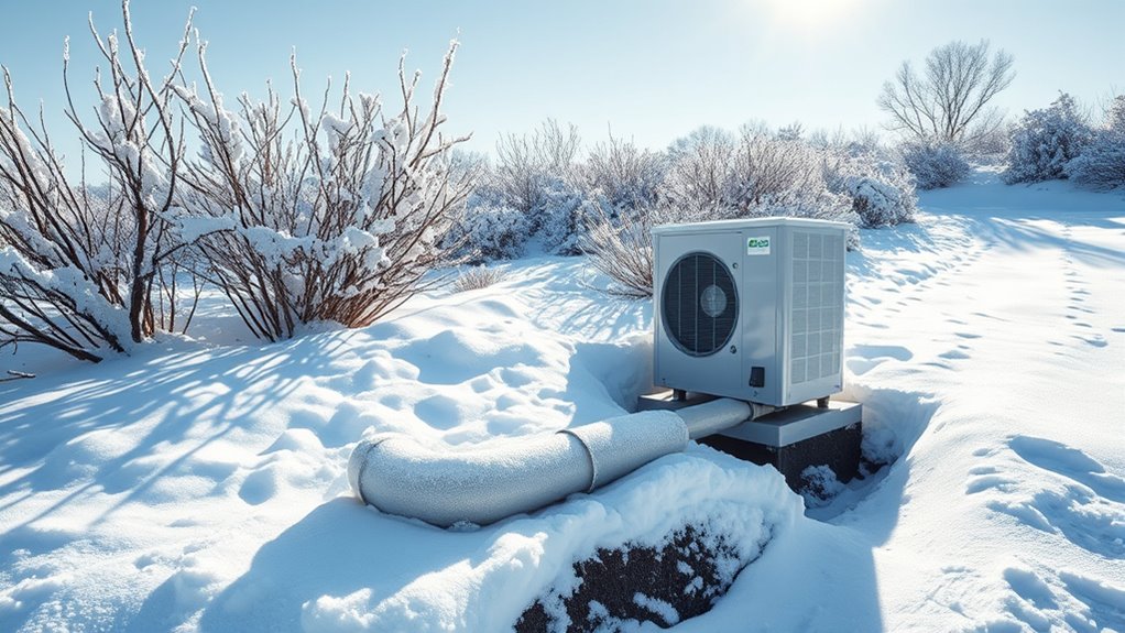 cold climate geothermal installation