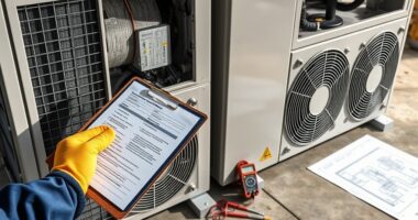 commercial hvac maintenance checklists
