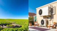 comparing geothermal and air
