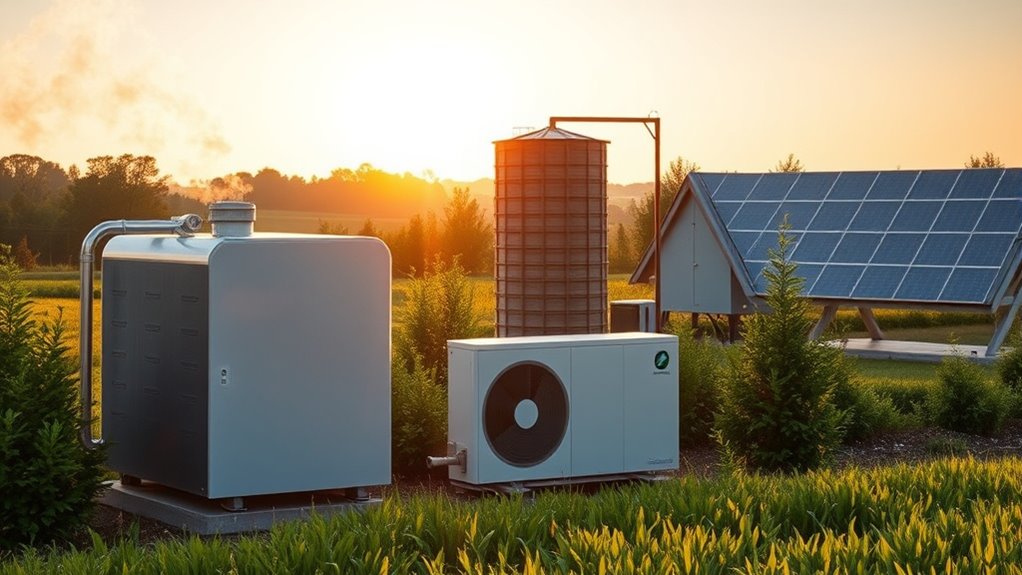 complementary renewable heating systems