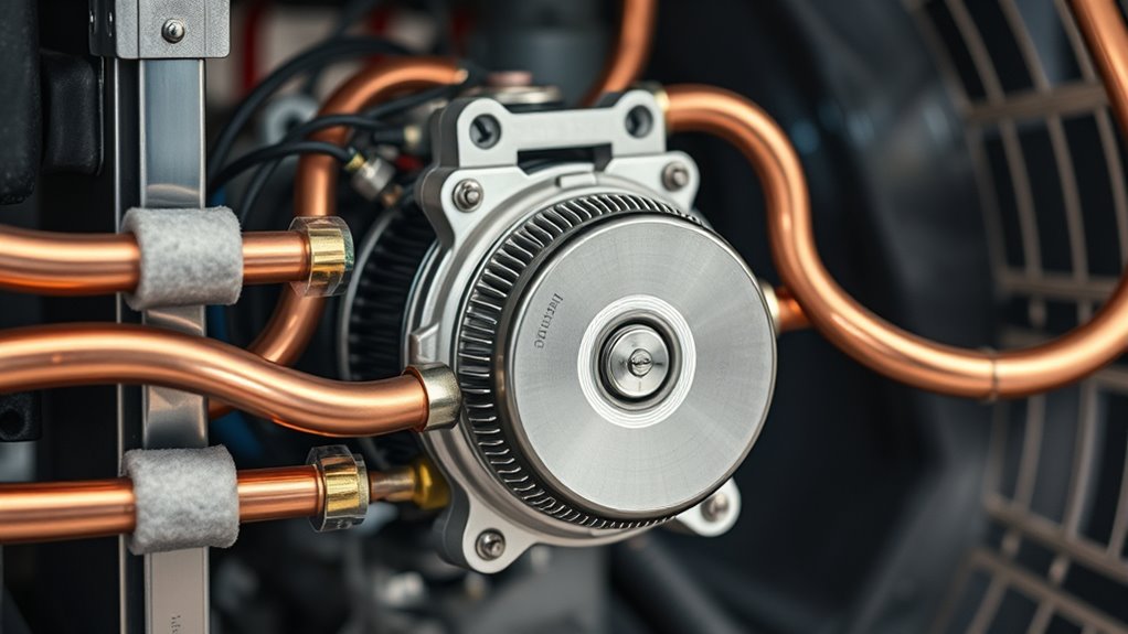 compressor drives heat transfer