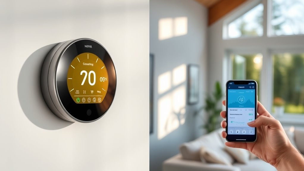 customize smart heating settings