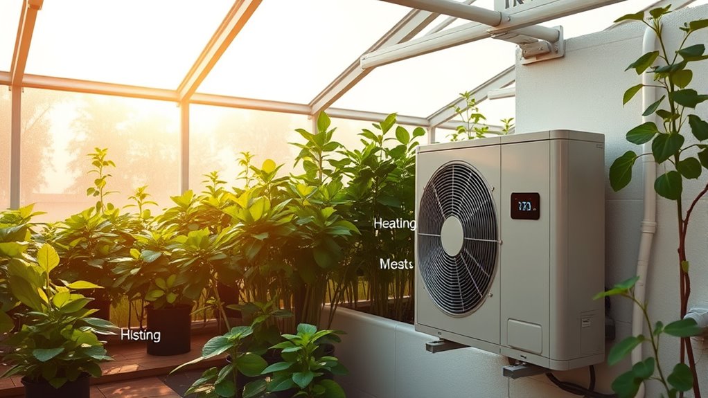 efficient greenhouse climate regulation