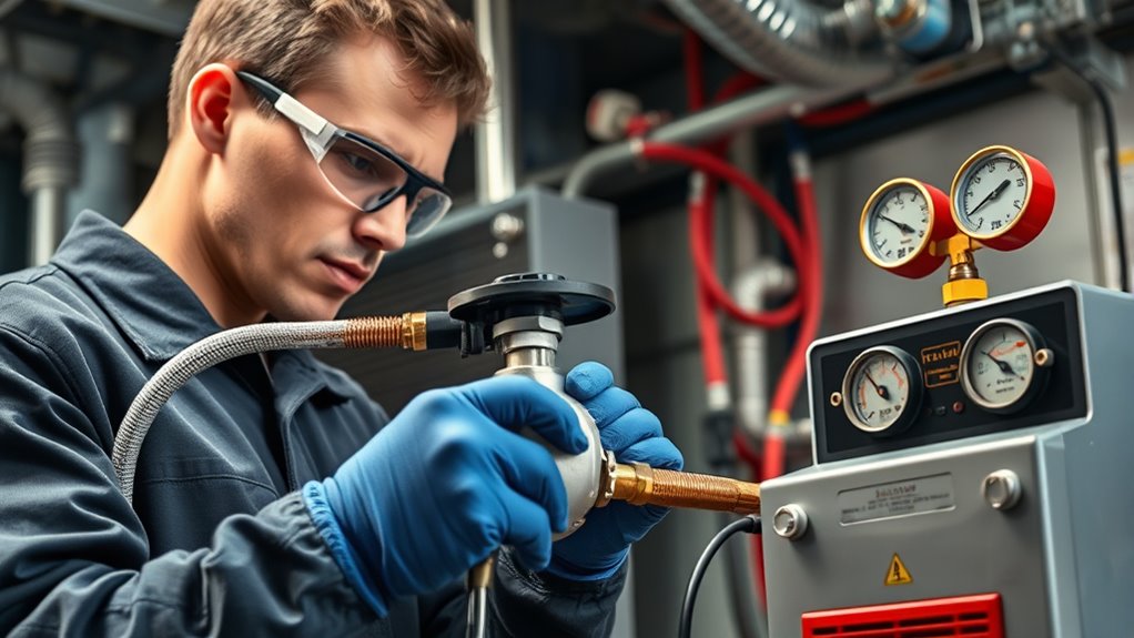 ensure leak free vacuum conditions