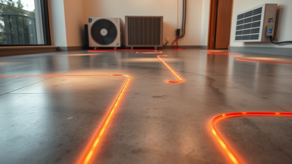 even heat distribution minimizes dust