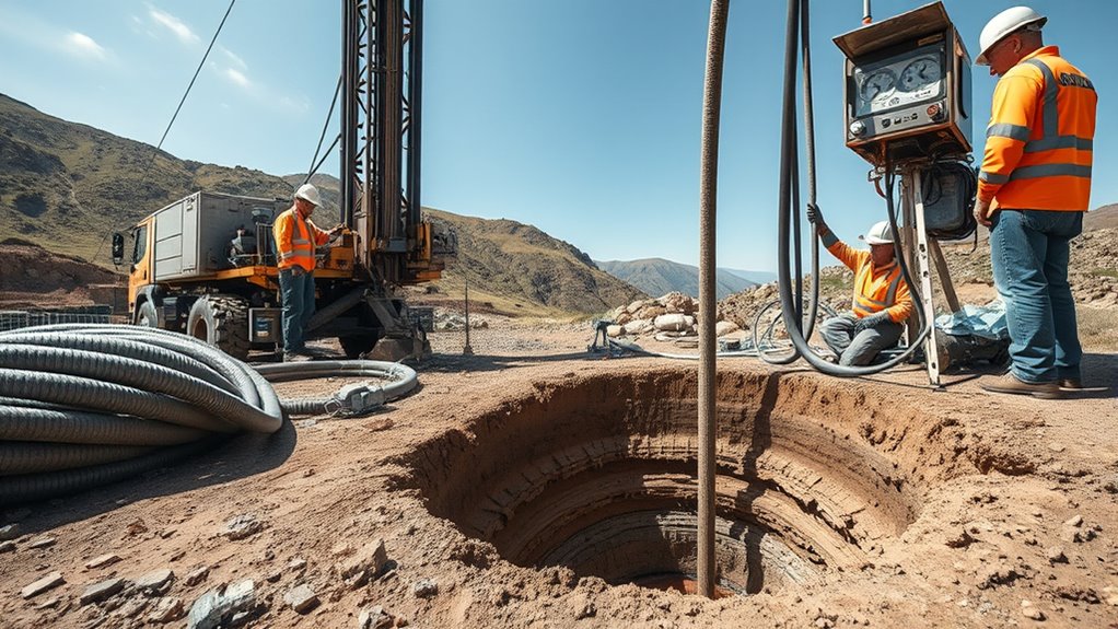 post drilling borehole testing
