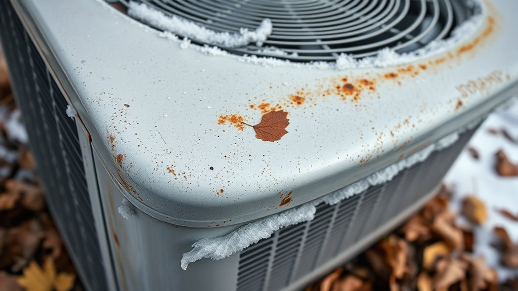 signs of heat pump deterioration