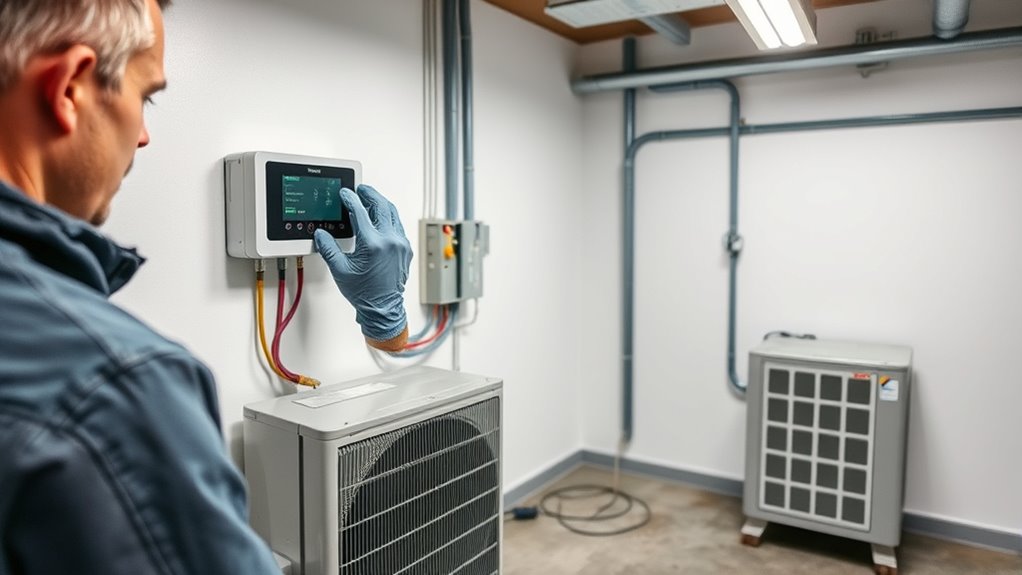 thermostat wiring and calibration