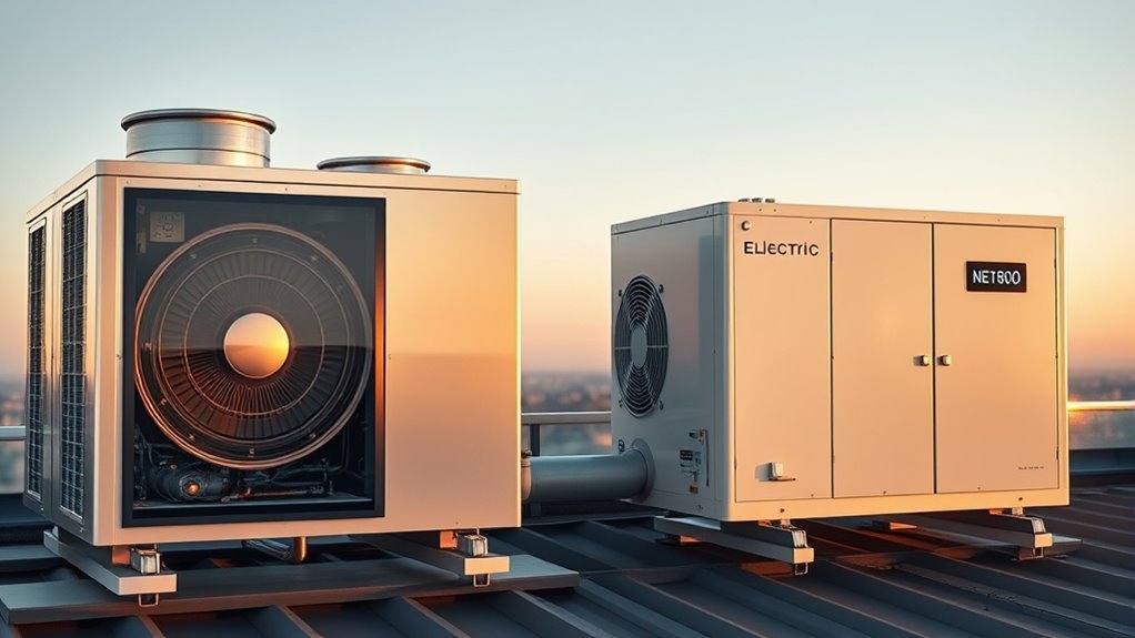 absorption vs electric efficiency