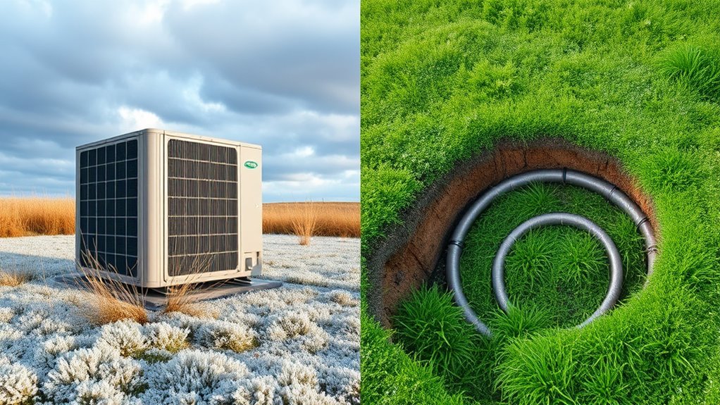 air vs geothermal energy